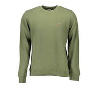 Napapijri, Homme, Sweatshirts et sweats à capuche, Vert, Taille: S SweaT-shirt Vert avec Logo Brodé