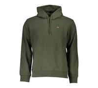 Napapijri, Homme, Sweatshirts et sweats à capuche, Vert, Taille: S Sweat à Capuche en Polaire Vert Élégant Décontracté de Luxe