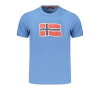 Napapijri, Homme, Tops, Bleu, Taille: L T-shirt à manches courtes