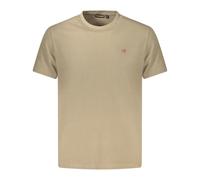 Napapijri, Homme, Tops, Brun, Taille: 3XL Salis Short Sleeve T-Shirt