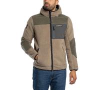 Napapijri Homme Veste Polaire Yupik, Brown, S