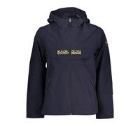 Napapijri, Homme, Vestes, Bleu, Taille: S Veste de Sport Bleue Imperméable à Capuche