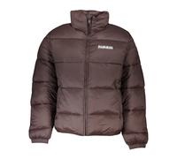 Napapijri, Homme, Vestes, Brun, Taille: 2XL Veste Marron à Manches Longues avec Poches