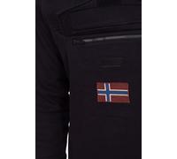 Sweat-shirt à capuche - NAPAPIJRI - BURGEE WINT 1 - Noir - 90% coton - Manches longues S