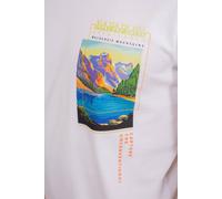 T-shirt Napapijri Canada manche courte blanc - XXL