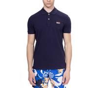 Napapijri Homme Polo à Manches Courtes Eruggy Gris Foncé M