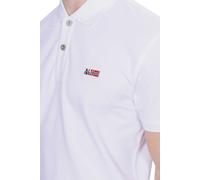 Napapijri Homme Polo à Manches Courtes Eruggy Blanc L