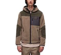 Napapijri Sweat à capuche zippé Polar - Marron L