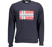 Napapijri mince bleu cou rond - Sweat-shirt en coton - Xxl