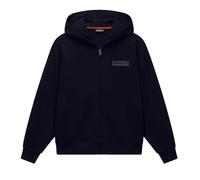 Napapijri New Box Logo Fleece Full Zip Sweatshirt Noir 6 Years Enfants