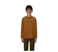 Napapijri New Box Logo Long Sleeve T-shirt Marron 14 Years Enfants