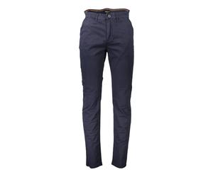 Napapijri - Pantalon Homme Bleu - 5 Poches - Bouton et Fermeture Éclair - Logo - Homme - Pantalons - Bleu - Taille: W31
