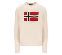 Napapijri - Papier peint Beige Dimity D-Mura - Homme - Pulls - Beige - Taille: M