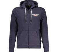 Napapijri Perfect Men's Zip Sweatshirt Blue Color : Bleu, Taille : L