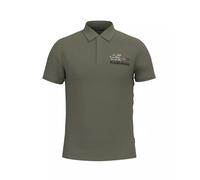 Napapijri Polo E-Colville pour homme, Vert mousse, L