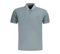 Napapijri - Polo Elbas à Manches Courtes en Jersey - Homme - Tops - Gris - Taille: S