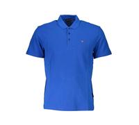 Napapijri - Polo Élégant en Coton Bleu - Homme - Tops - Bleu - Taille: 2XL