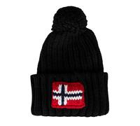 Napapijri Pour des hommes Bonnet Semiury à 5 Pompons, Noir