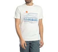 Napapijri Pour des hommes T-shirt décontracté Buti, blanc