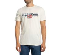 Napapijri Pour des hommes T-shirt graphique Aylmer, Beige