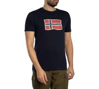 Napapijri Pour des hommes T-shirt graphique Mahsa, Bleu