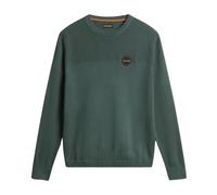 Napapijri - Pull Col Rond en Coton Vert - Homme - Pulls - Vert - Taille: 2XL