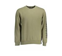 Napapijri - Pull dcontract en mlange de coton smaragd - Homme - Sweatshirts et sweats à capuche - Vert - Taille: 2XL