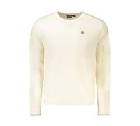 Napapijri - Pull en Laine Blanc pour Homme - Homme - Pulls - Blanc - Taille: S