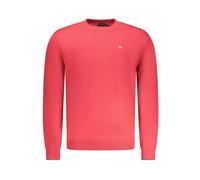 Napapijri - Pull en laine mérinos - Homme - Pulls - Rouge - Taille: L