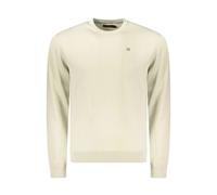 Napapijri - Pull en Tricot de Coton Beige - Homme - Pulls - Beige - Taille: S