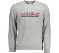 Napapijri pull gris homme en coton - Xxl