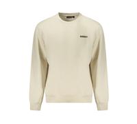 Napapijri - Pull Homme en Coton Beige Style Décontracté - Homme - Sweatshirts et sweats à capuche - Beige - Taille: 3XL