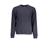 Napapijri - Pull Homme en Coton Bleu - Homme - Sweatshirts et sweats à capuche - Bleu - Taille: L