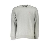 Napapijri - Pull Homme en Coton Gris - Homme - Sweatshirts et sweats à capuche - Gris - Taille: M