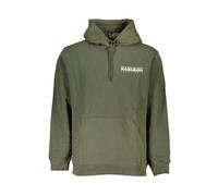 Napapijri - Pull Homme en Coton Vert à Capuche - Homme - Sweatshirts et sweats à capuche - Vert - Taille: 2XL