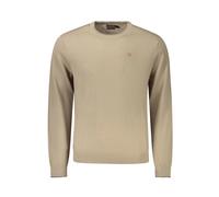 Napapijri - Pull Homme en Laine Marron - Homme - Pulls - Brun - Taille: 3XL