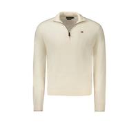 Napapijri - Pull Homme Laine Blanc - Homme - Pulls - Blanc - Taille: 2XL