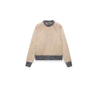 NAPAPIJRI Pull-over 'D-Ansei' beige chiné / bleu cyan / marron, Taille XL