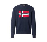 NAPAPIJRI Pull-over 'D-MURA C' marine / rouge / blanc, Taille L
