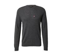 NAPAPIJRI Pull-over 'DAMAVAND' bleu marine / gris foncé / rouge / blanc, Taille XL