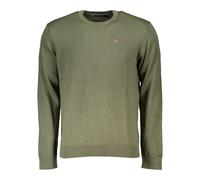 Napapijri - Pull Vert à Manches Longues avec Logo Brodé - Homme - Pulls - Vert - Taille: XL