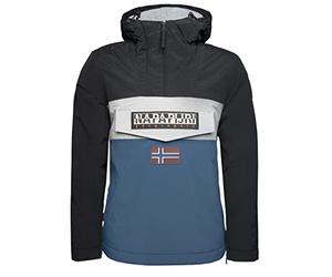 Napapijri Rainforest Block 2 Blue French Jacket Mens M