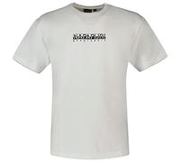 NAPAPIJRI S- Box SS 3 T-Shirt, Bright White 002, XL Hommes