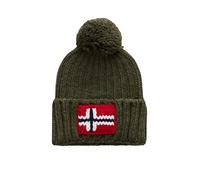 Napapijri Bonnet Semiury 5 - motif drapeau norvégien - olive/rouge/noir/blanc - Taille 55-60