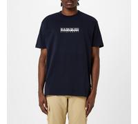 Napapijri Small Box Logo Short Sleeve T Shirt Marine S Male