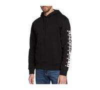 Napapijri - Sweat à Capuche en Coton Noir Automne Hiver 2023 - Homme - Sweatshirts et sweats à capuche - Noir - Taille: M