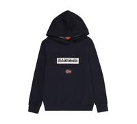 NAPAPIJRI Sweat 'Burgee' bleu marine / mandarine / noir / blanc, Taille 128