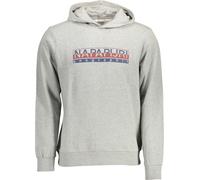 Napapijri sweat gris en coton avec capuche - Xl