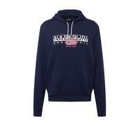 NAPAPIJRI Sweat-shirt 'AYLMER' marine / rouge / blanc cassé, Taille M