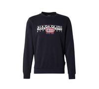 NAPAPIJRI Sweat-shirt 'B-Aylmer C Wint' bleu foncé / rouge / noir / blanc, Taille L